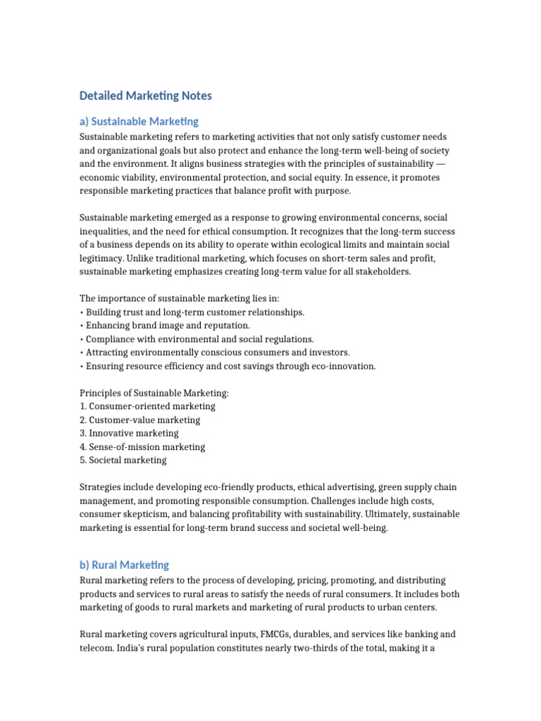 Comprehensive Marketing Strategies Overview | PDF | Marketing ...