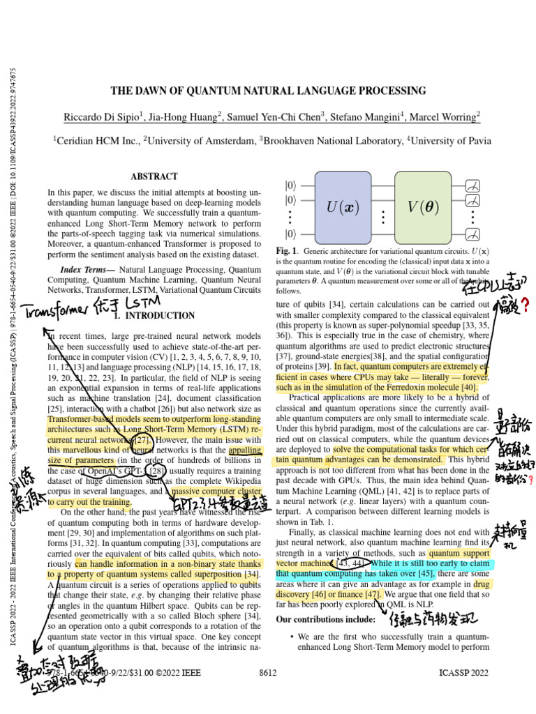Quantum NLP: Enhancing Language Models | PDF | Quantum Computing ...
