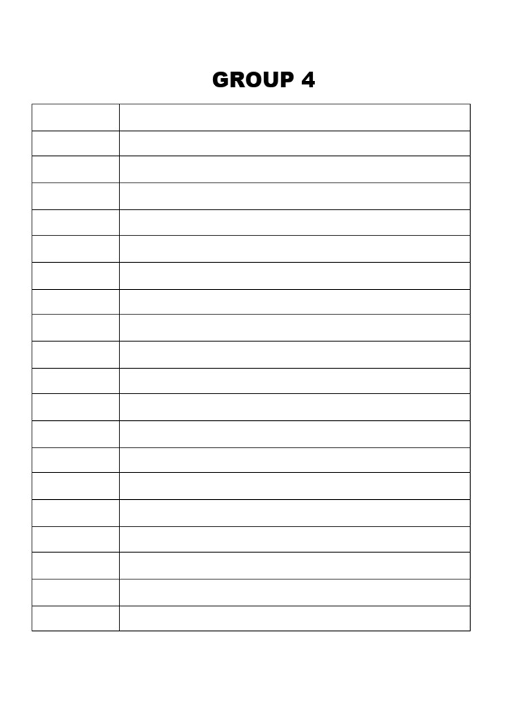Group 4 | PDF