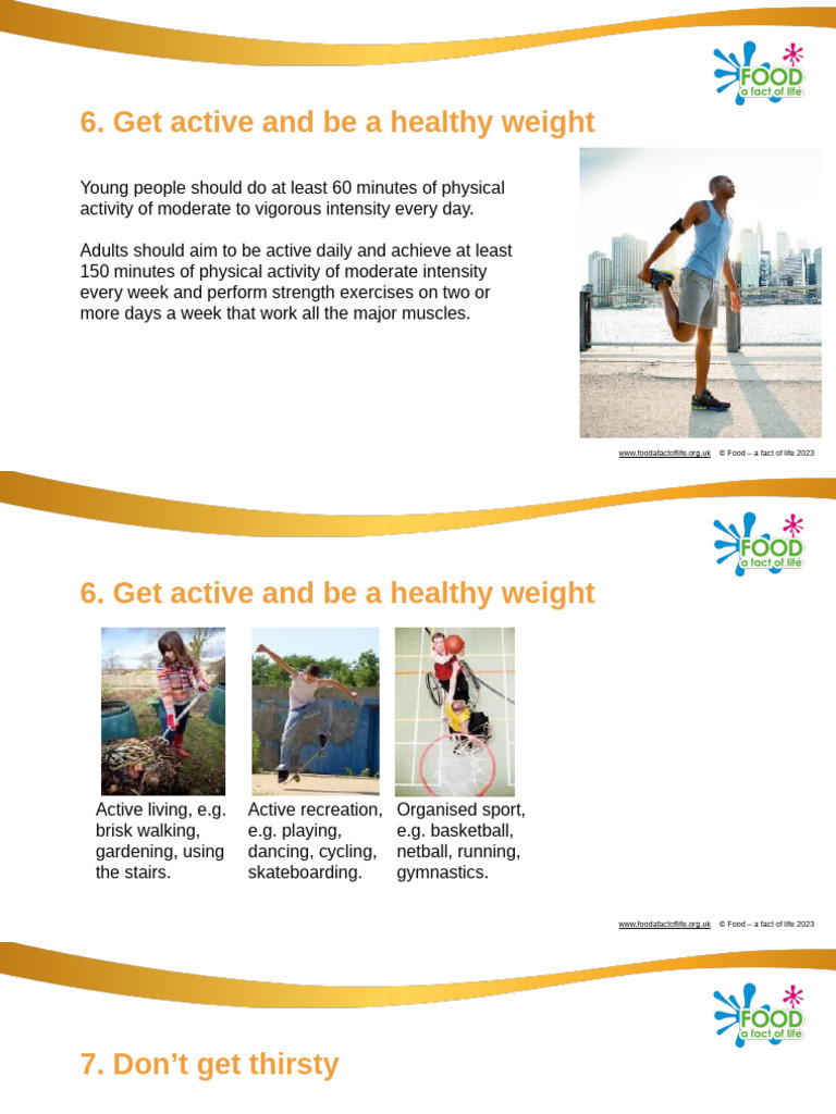 Daily Activity and Hydration Guidelines | PDF
