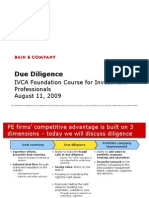 IVCA Diligence Training 0809 Final