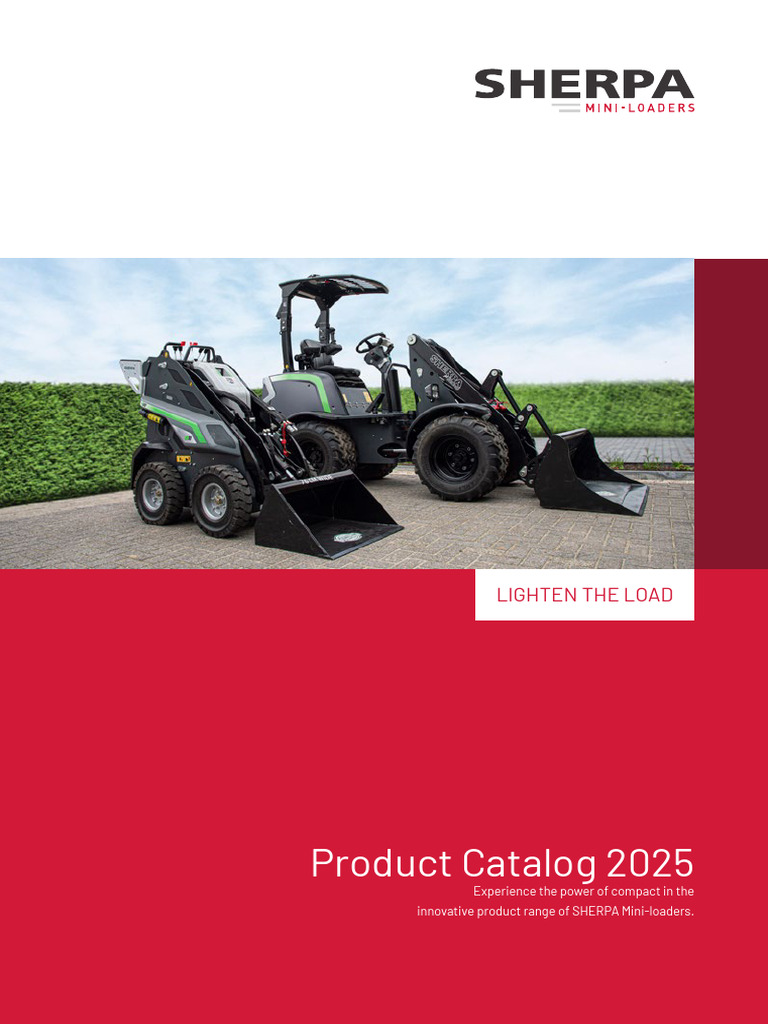 SHERPA Mini-Loaders Product Catalog 2025 | PDF | Loader (Equipment ...