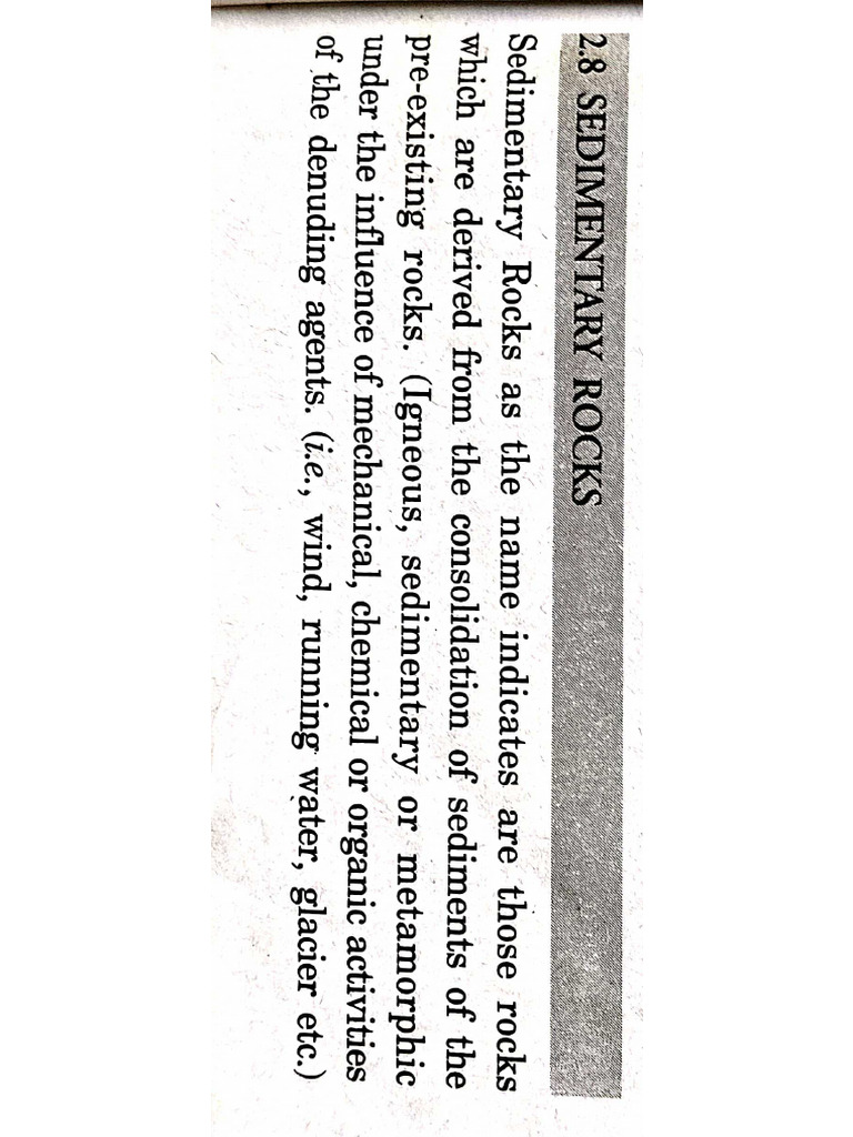 Sedimentary and Metamorphic Rock | PDF