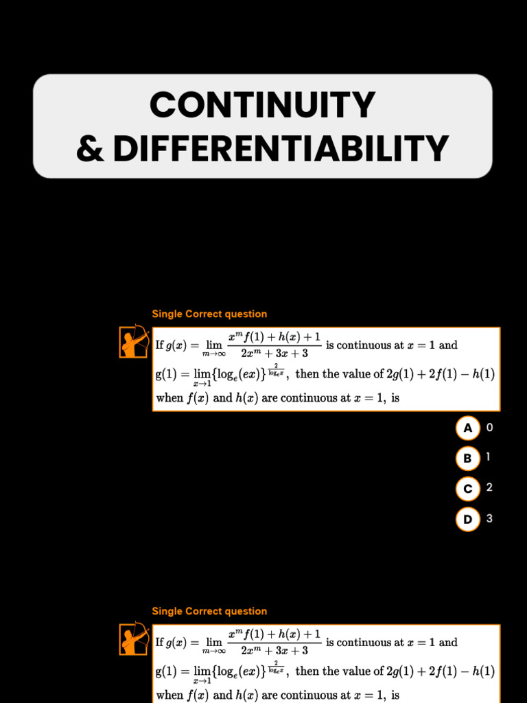 Determinants + Continuity & Differentiability Adv Practice | PDF ...