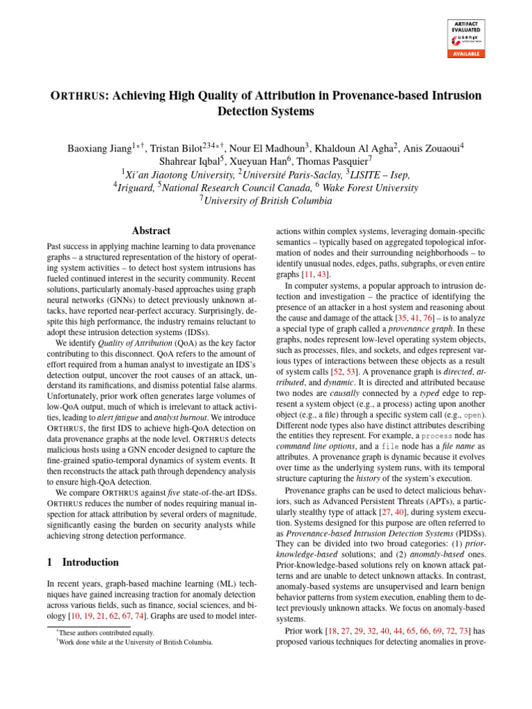 2025 usenixsec kairos的后续工作 | PDF | Computing