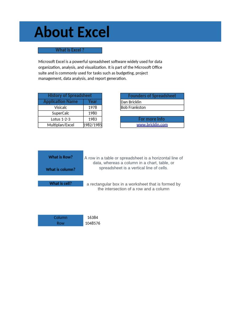 Microsoft Excel Overview and Functions | PDF | Spreadsheet | Microsoft ...