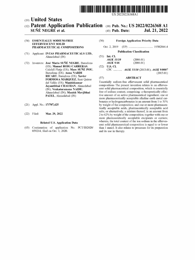 Us 2022226368 A1 | PDF