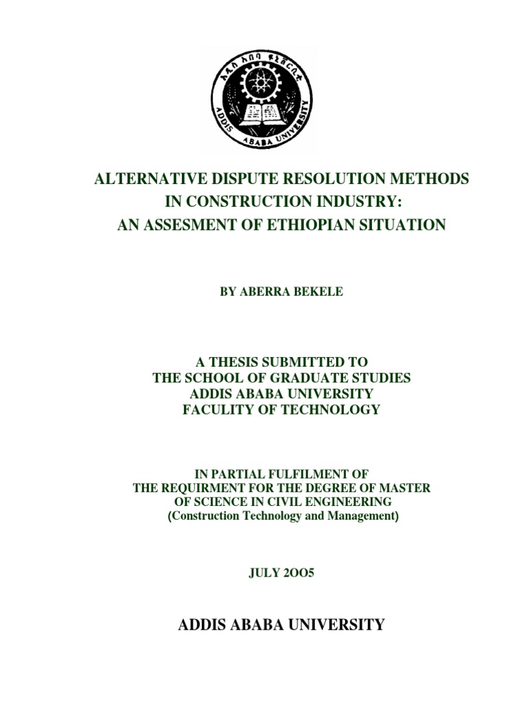 dissertation arbitration