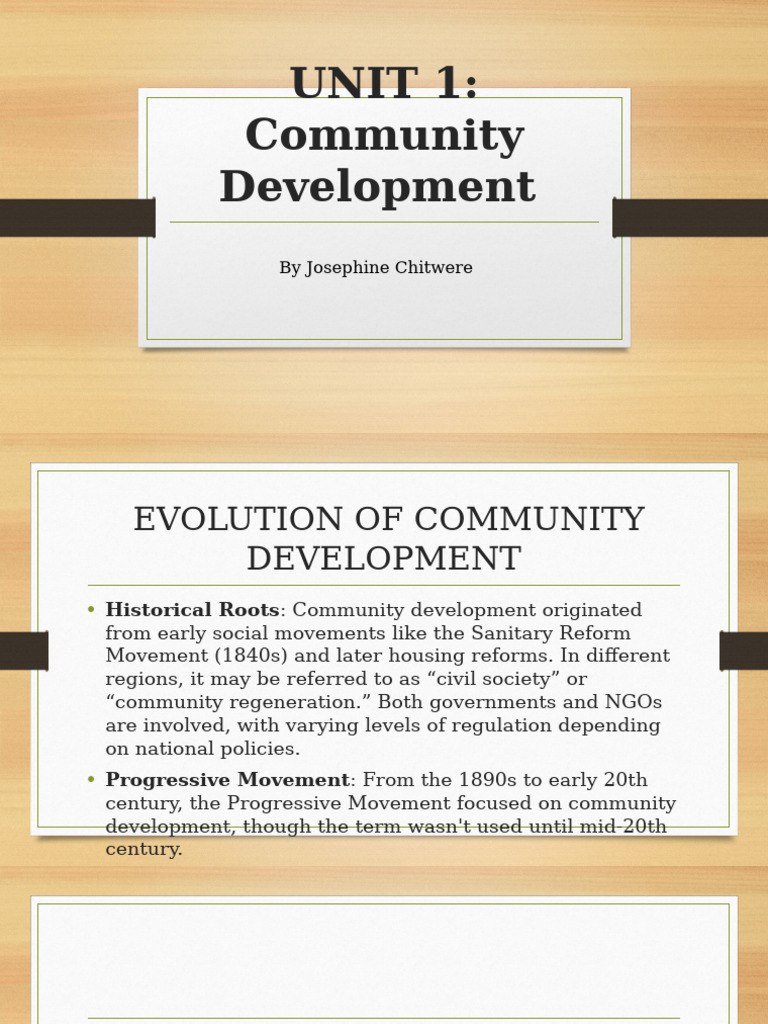 Evolution of Community Development | PDF | Governance | Adolescence
