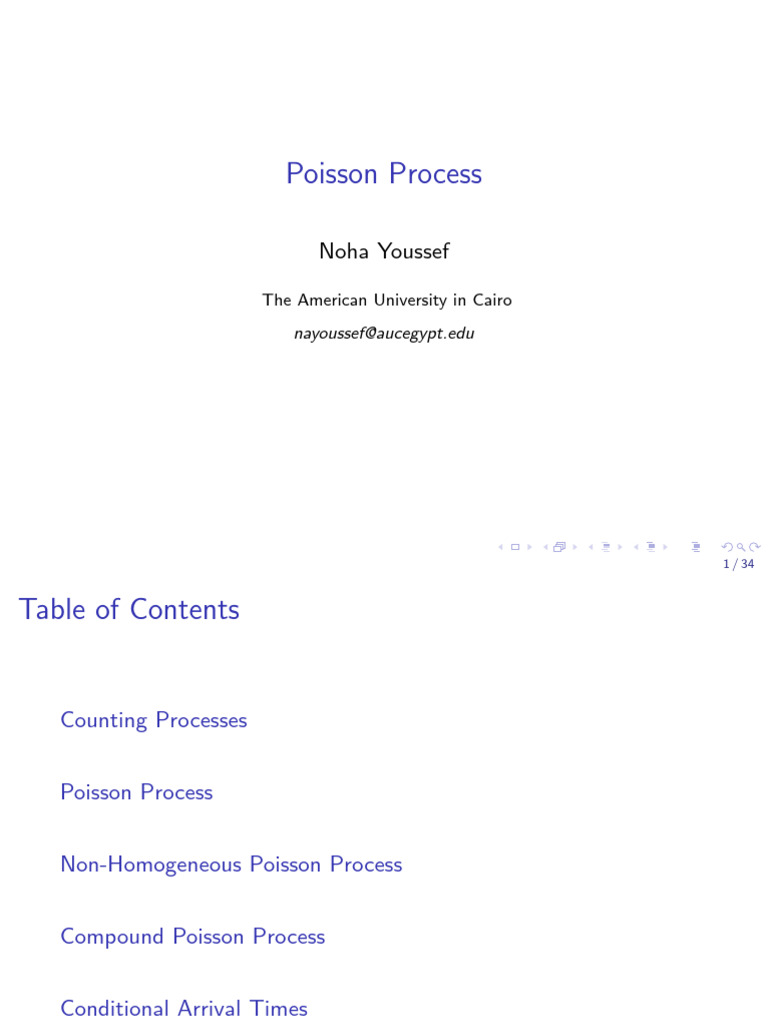 Understanding Poisson Processes and Applications | PDF | Poisson ...