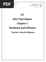 ICT 0417 Past Papers Compilation | PDF | Computing