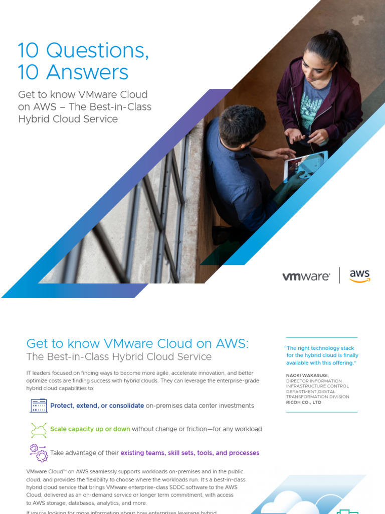 VMware Cloud on AWS: 10 FAQs Explained | PDF | Cloud Computing | Amazon ...