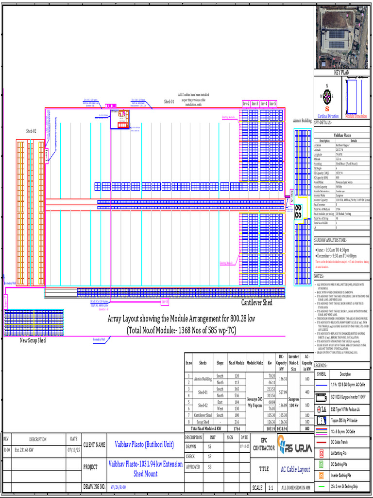 Solar Inverter ACDB Layout Plan | PDF | Power (Physics) | Electricity