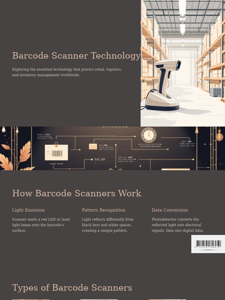 Barcode Scanner Technology | PDF | Barcode | Image Scanner
