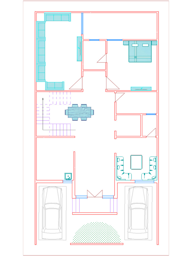 Ground Floor Plan Layout Details | PDF