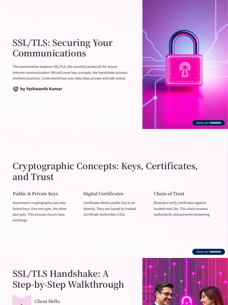 SSLTLS Securing Your Communications | PDF