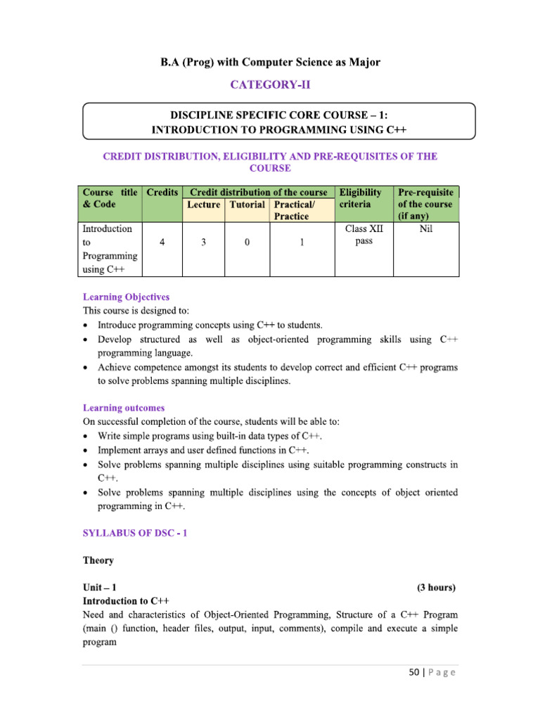 SEm 1 | PDF