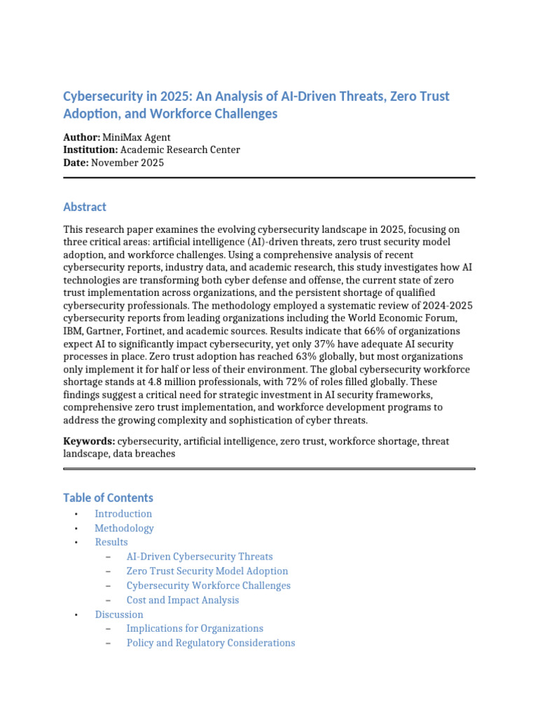 Cybersecurity Trends and Challenges 2025 | PDF | Computer Security ...