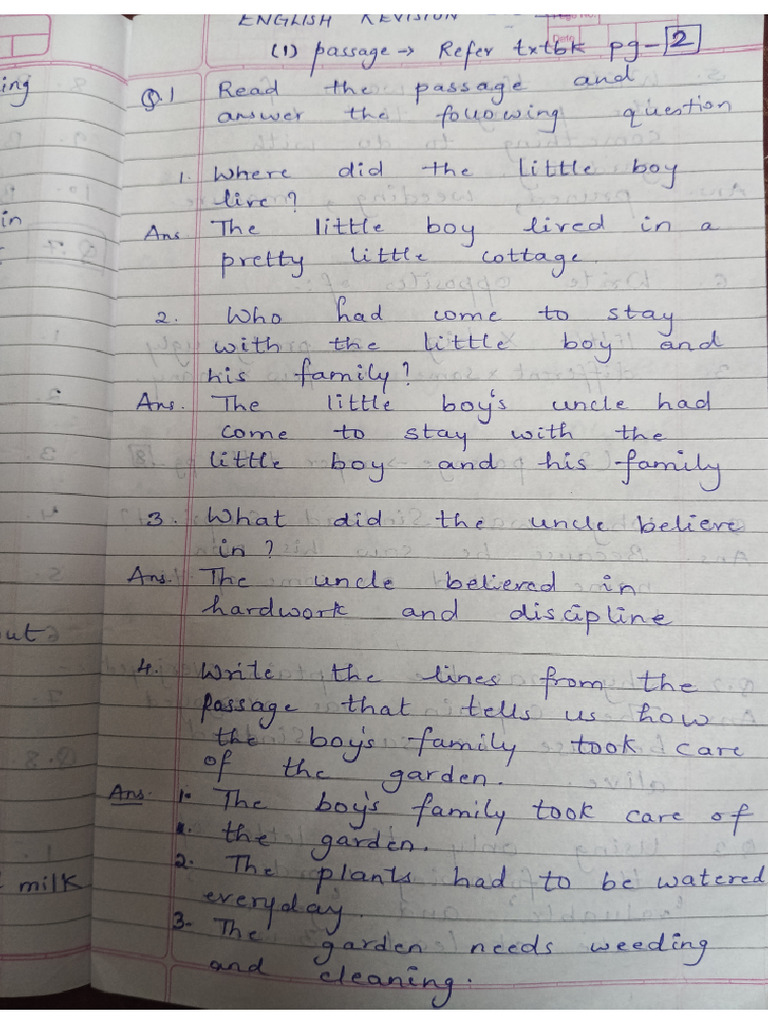 3rd STD English Revision PDF | PDF