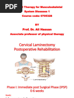 ACDF Post-Op Rehab Protocol Guide | PDF | Physical Therapy | Neck