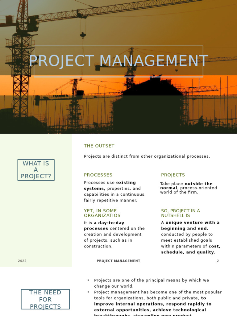Introduction To Project Management (Rev) | PDF | Variance | Project ...