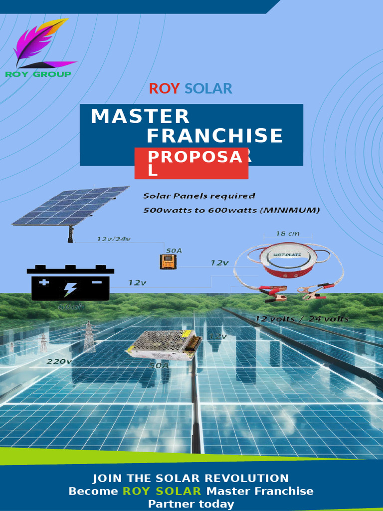 Master Franchise Opportunity in Solar | PDF | Solar Power | Photovoltaics