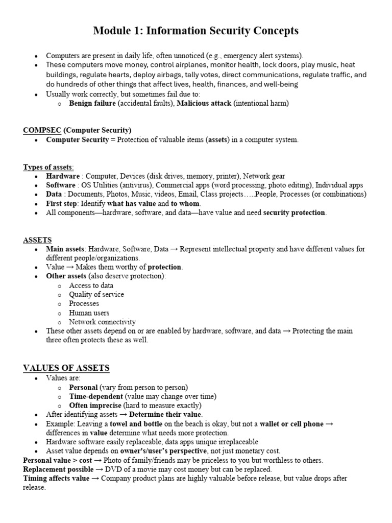 Understanding Computer Security Concepts | PDF | Malware | Computer Virus