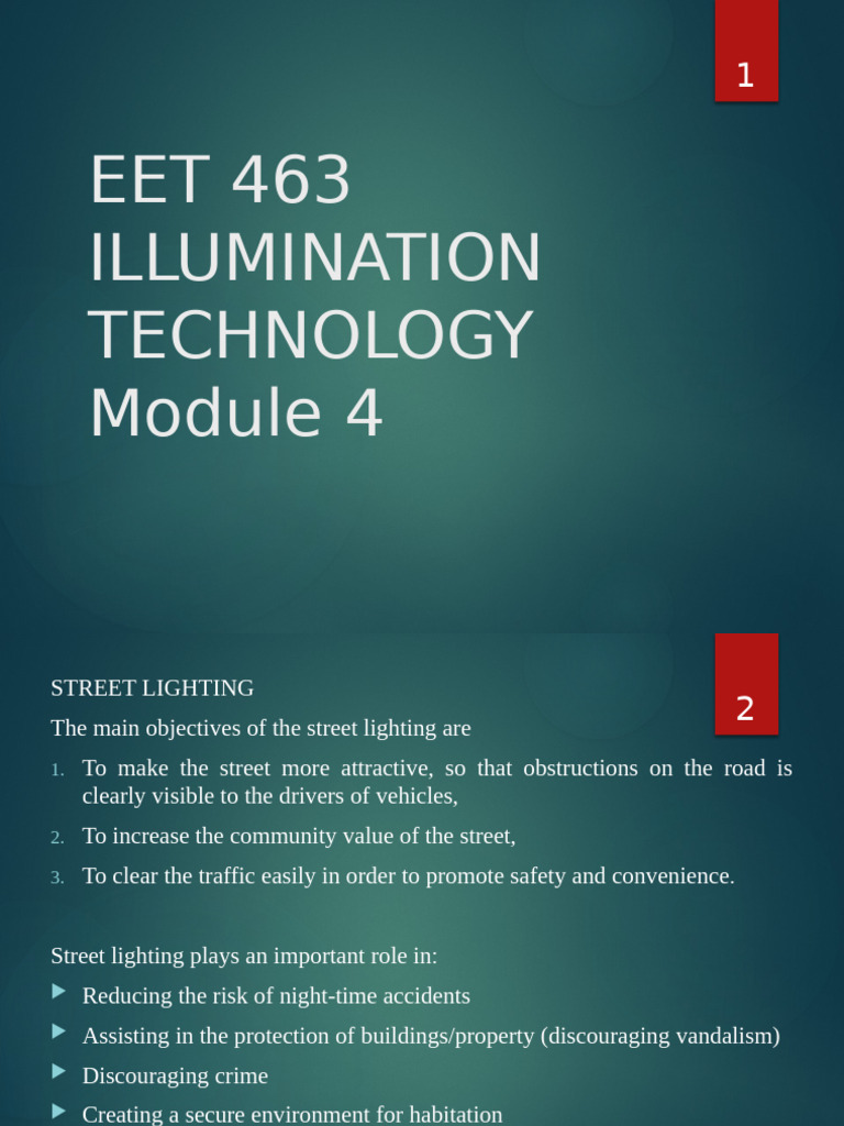 Street Lighting Design Principles and Techniques | PDF | Lighting ...