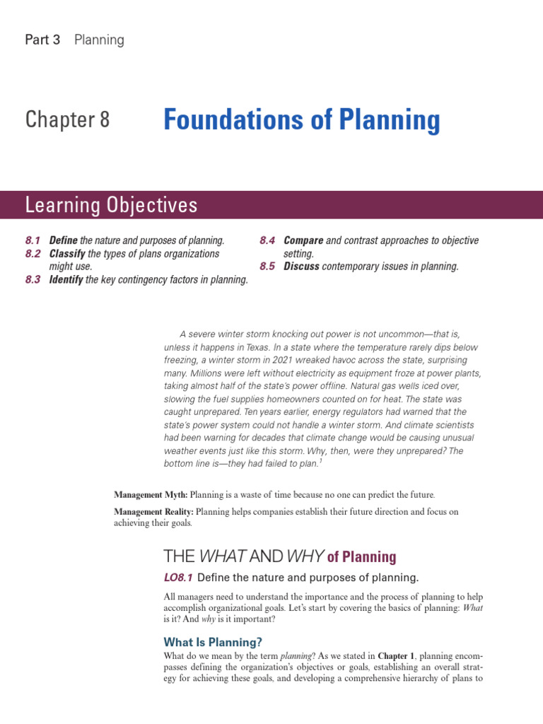 Planning Essentials for Effective Management | PDF | Scenario Planning ...