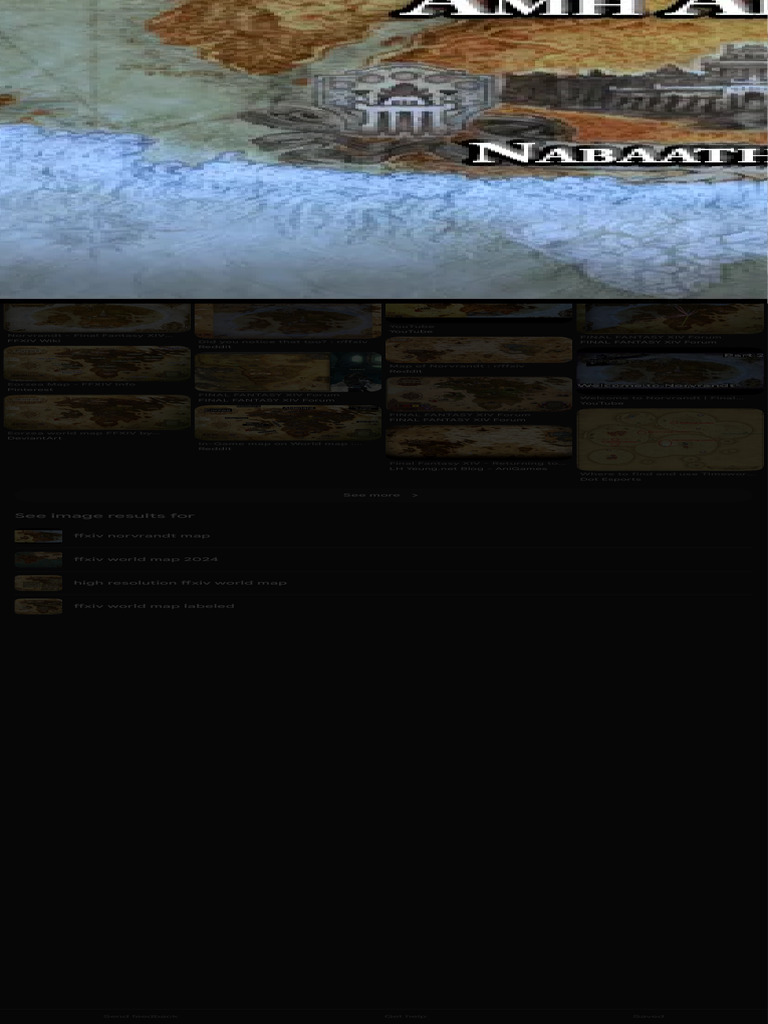 Norvrandt Map for FFXIV Players | PDF | Websites | World Wide Web