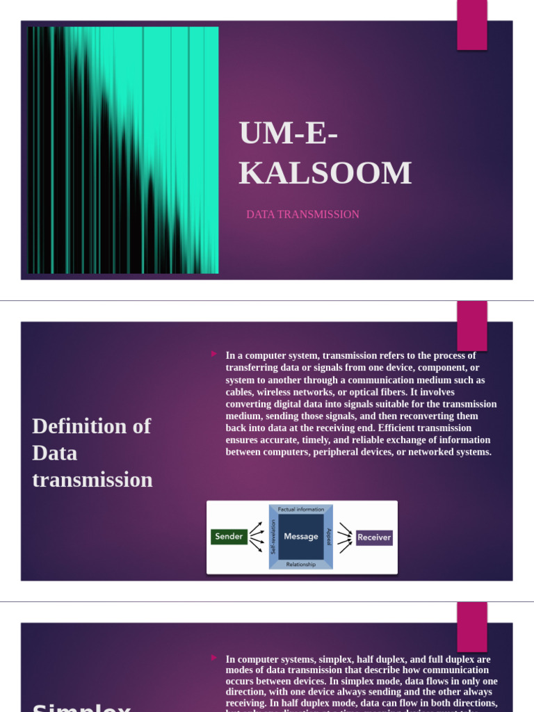 Data Transmission Methods Explained | PDF