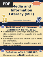 UNESCO Media and Information Literacy Framework | PDF | Information ...