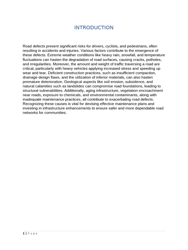 Causes and Solutions for Road Defects | PDF | Road | Road Surface
