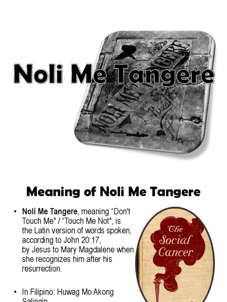 Noli Me Tangere PPT2 Philippines Books