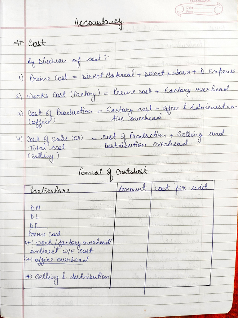 Accountancy Notes | PDF