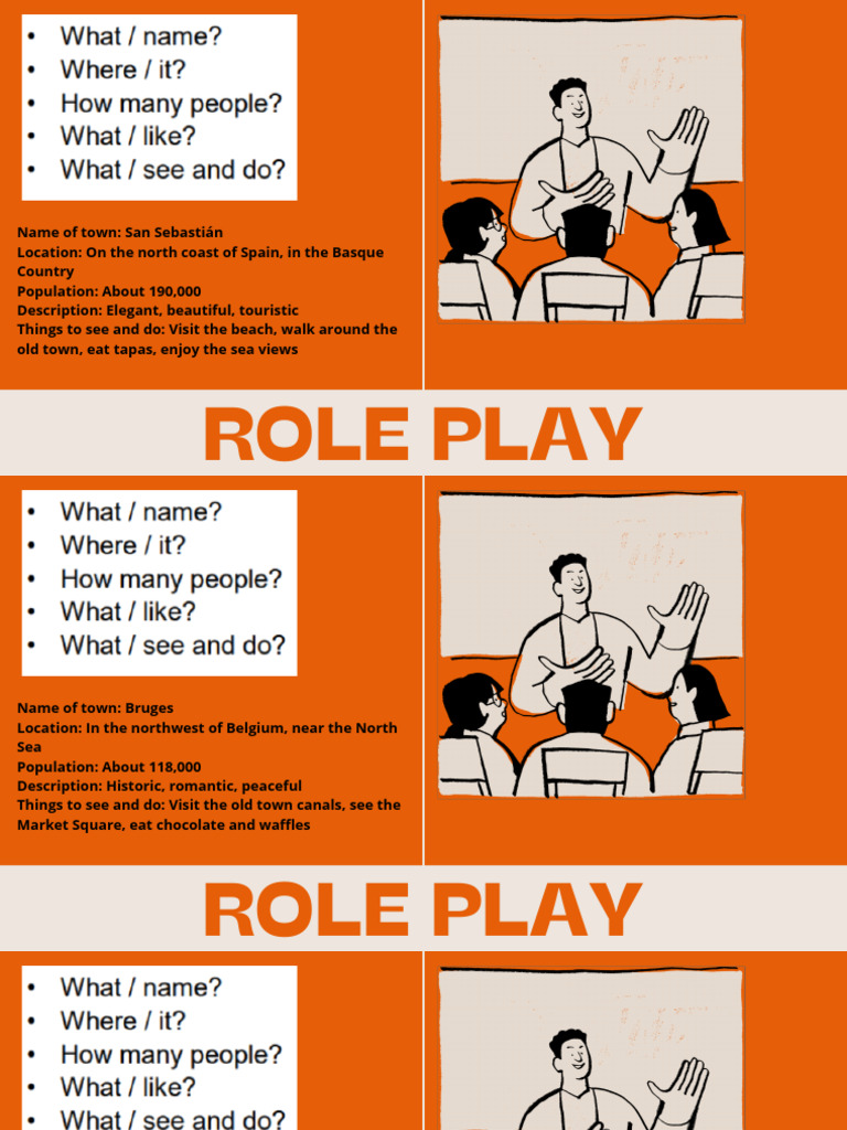 Role Play Level 3 | PDF