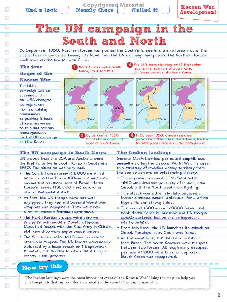 Key Events of the Korean War | PDF | Korean War | Conflicts