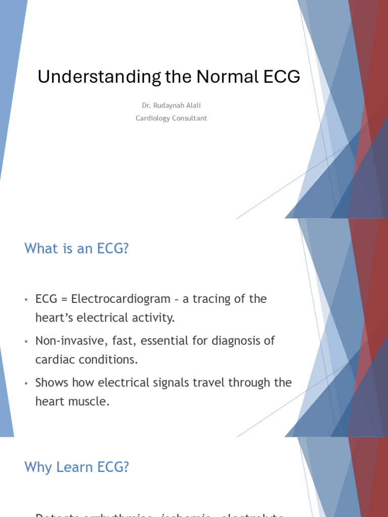 Normal ECG Interpretation Guide | PDF | Electrocardiography | Thorax ...