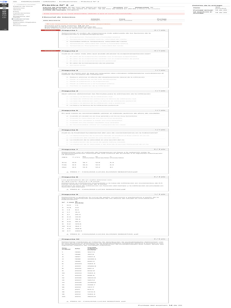 PC - Evapotrans - Infiltrac | PDF | Río | Evapotranspiración