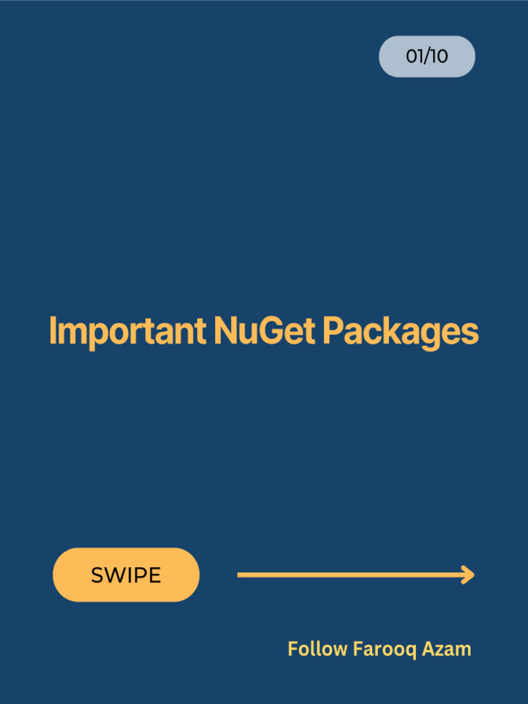 Important Nuget Packages | PDF