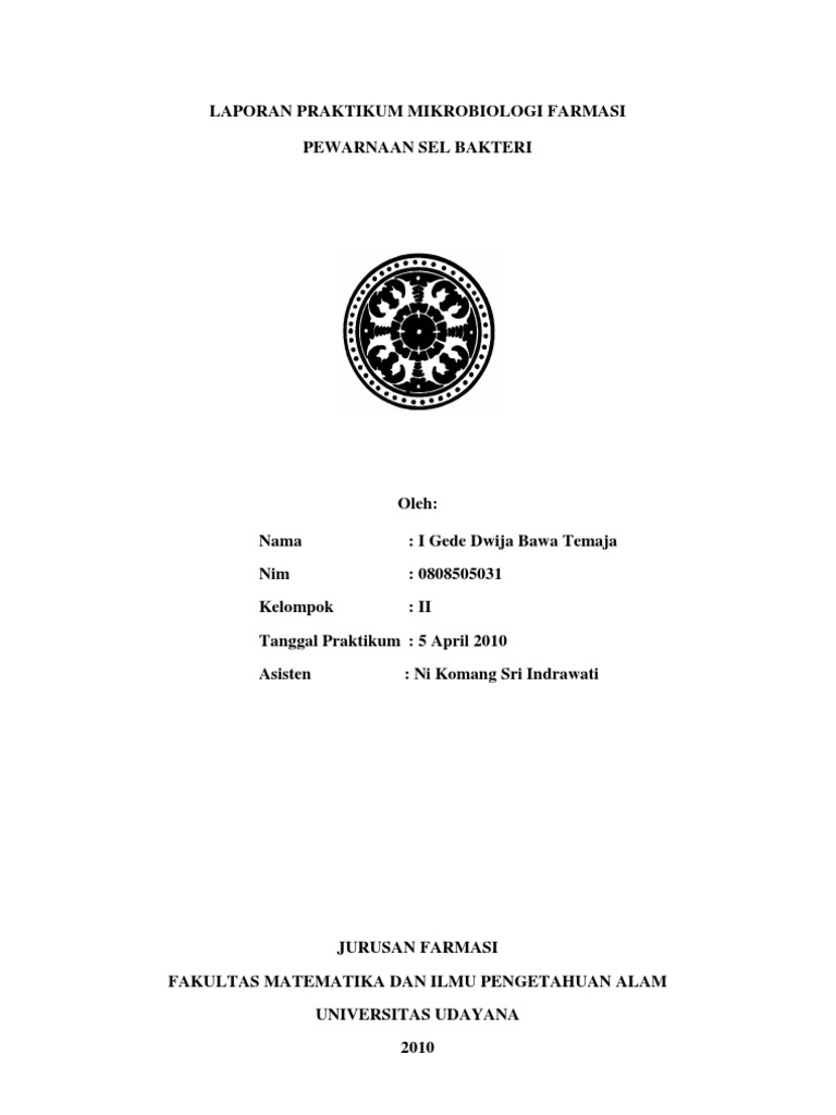 Laporan Pewarnaan Bakteri | PDF