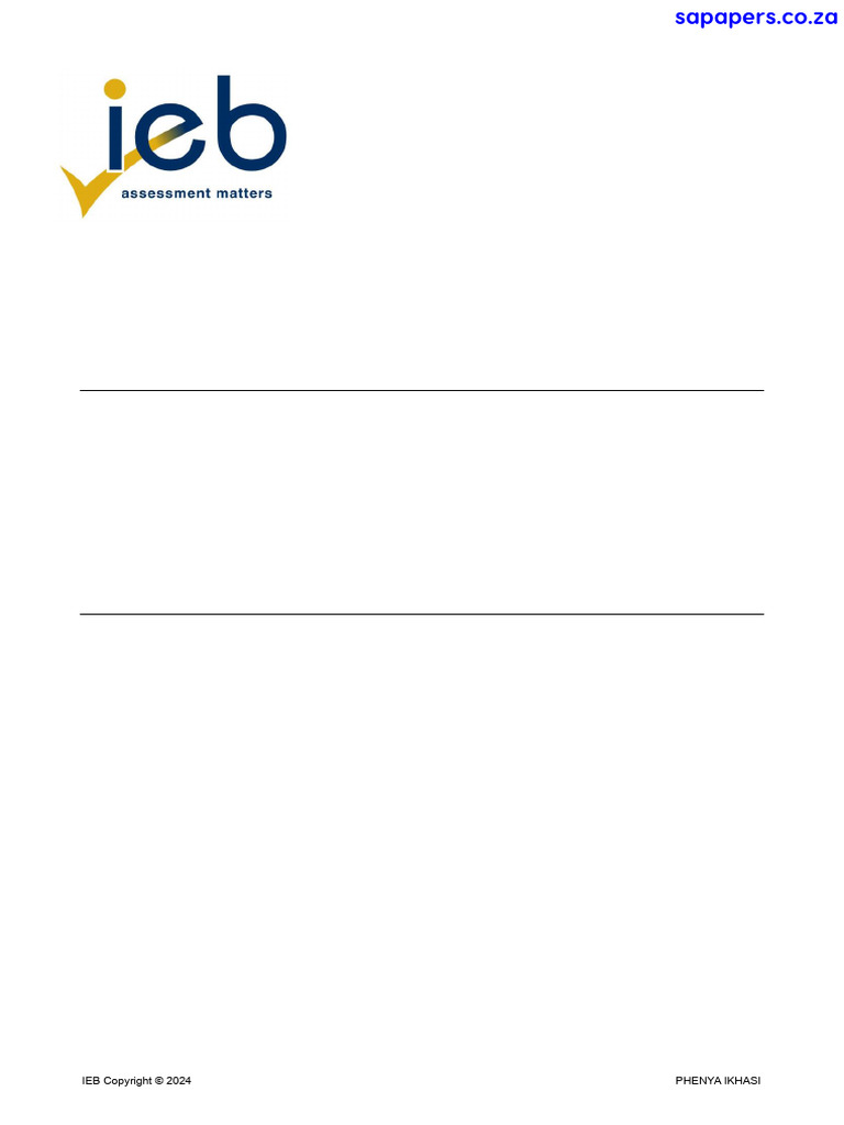 IEB Isizulu Paper II Marking Guidelines | PDF