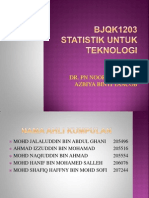 Bjqk1203 Statistik Untuk Teknologi