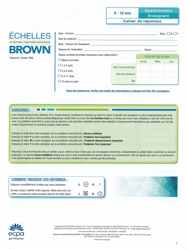 Brown 8-12 Prof | PDF