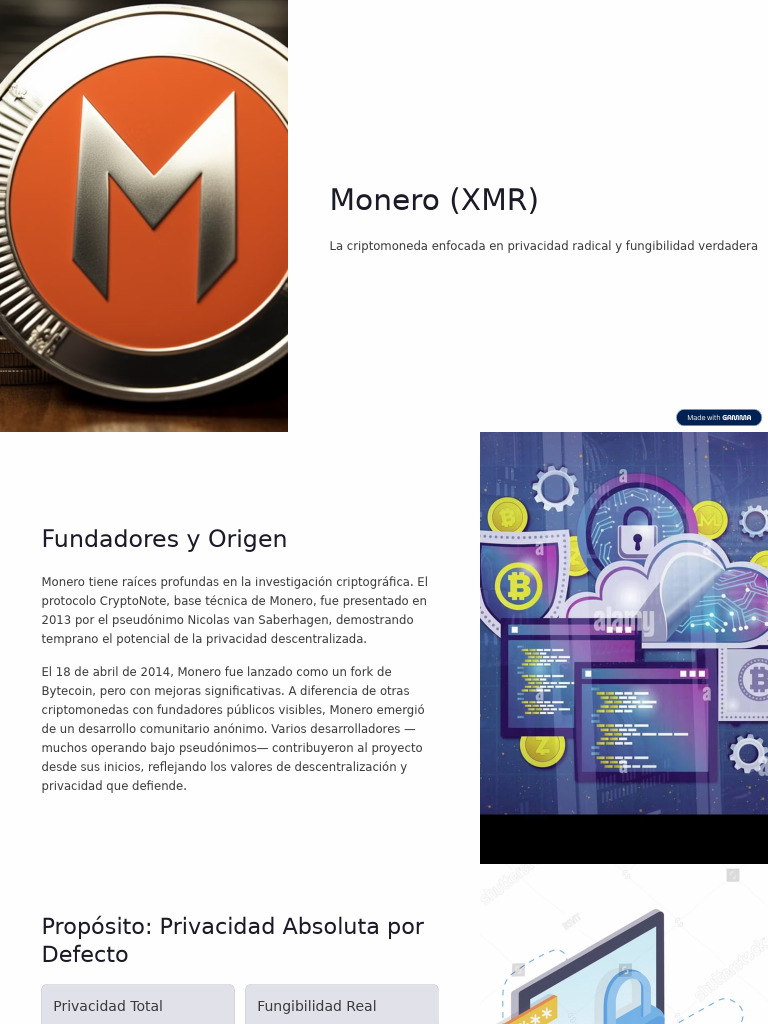 Monero XMR | PDF | Criptomoneda