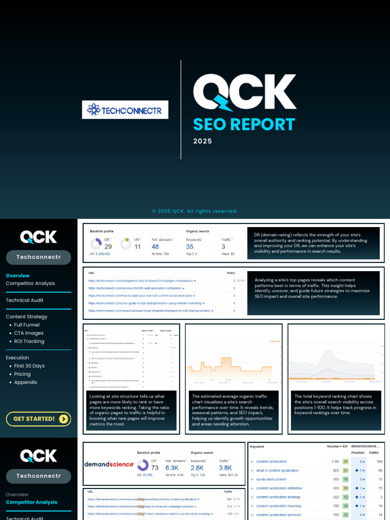 2025 SEO Strategy and Analysis Report | PDF | Search Engine ...