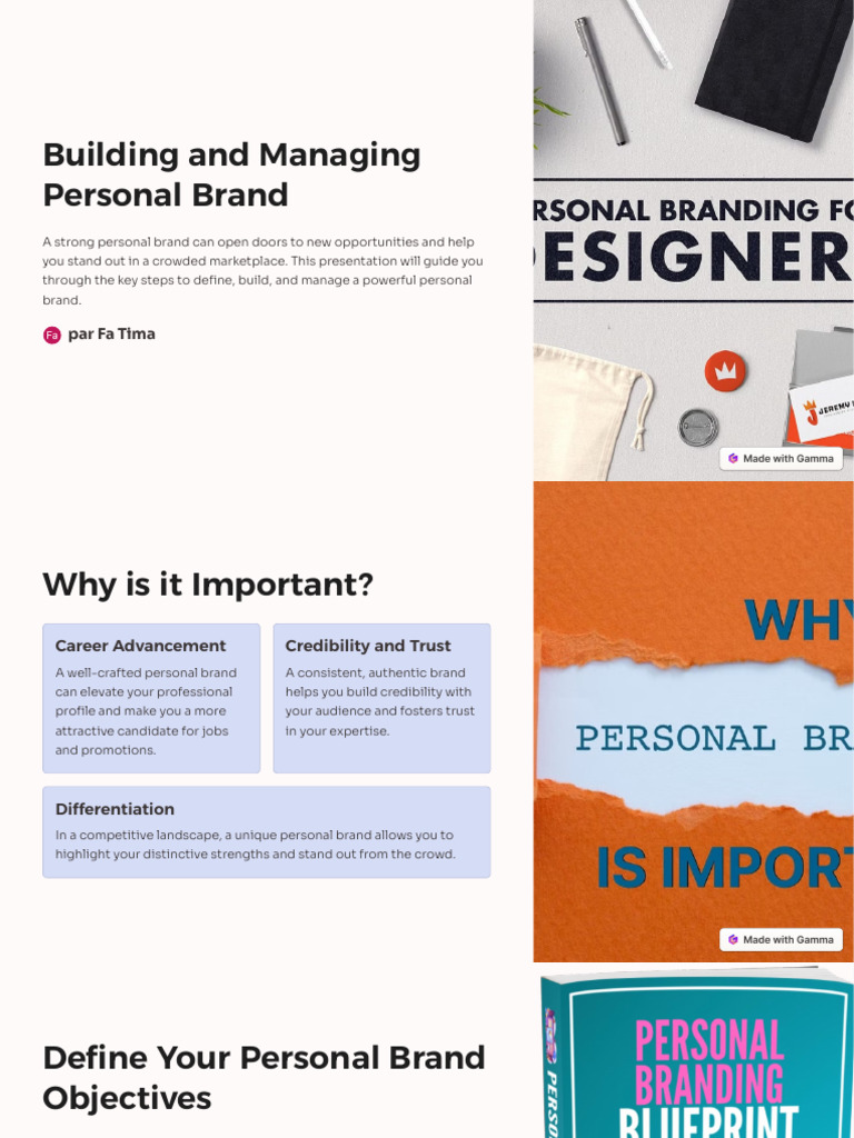 Build and Manage Your Personal Brand | PDF | Brand | Social Media