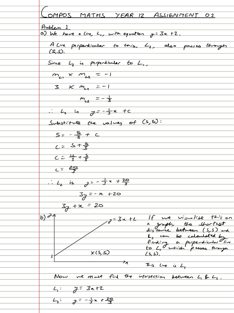 COMPOS Maths Assignment | PDF