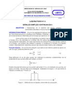 Señales simples continuas en t con MATLAB