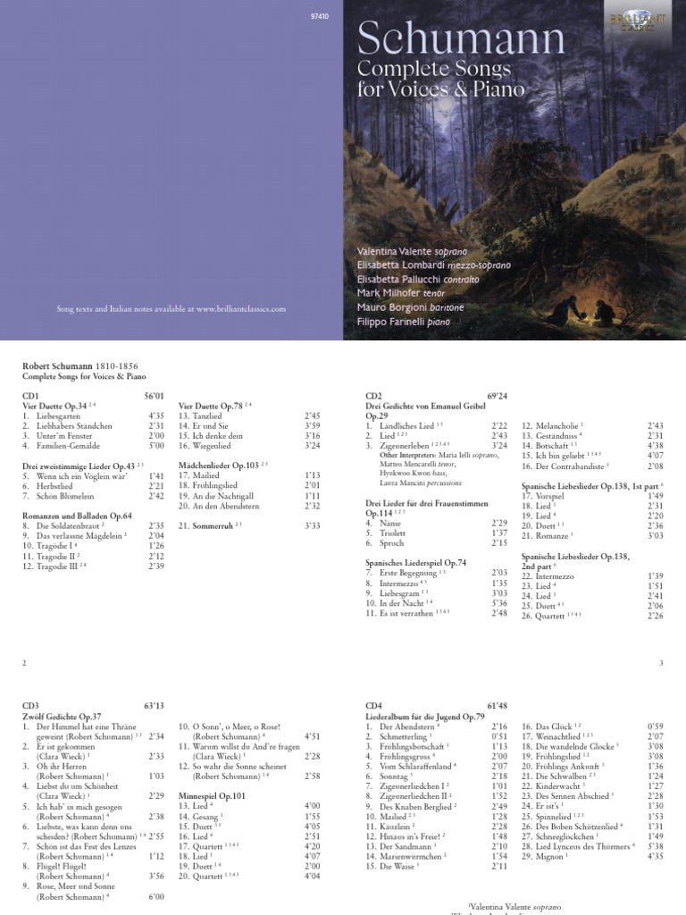 Schumann Booklet 05 | PDF | Robert Schumann | Chamber Music